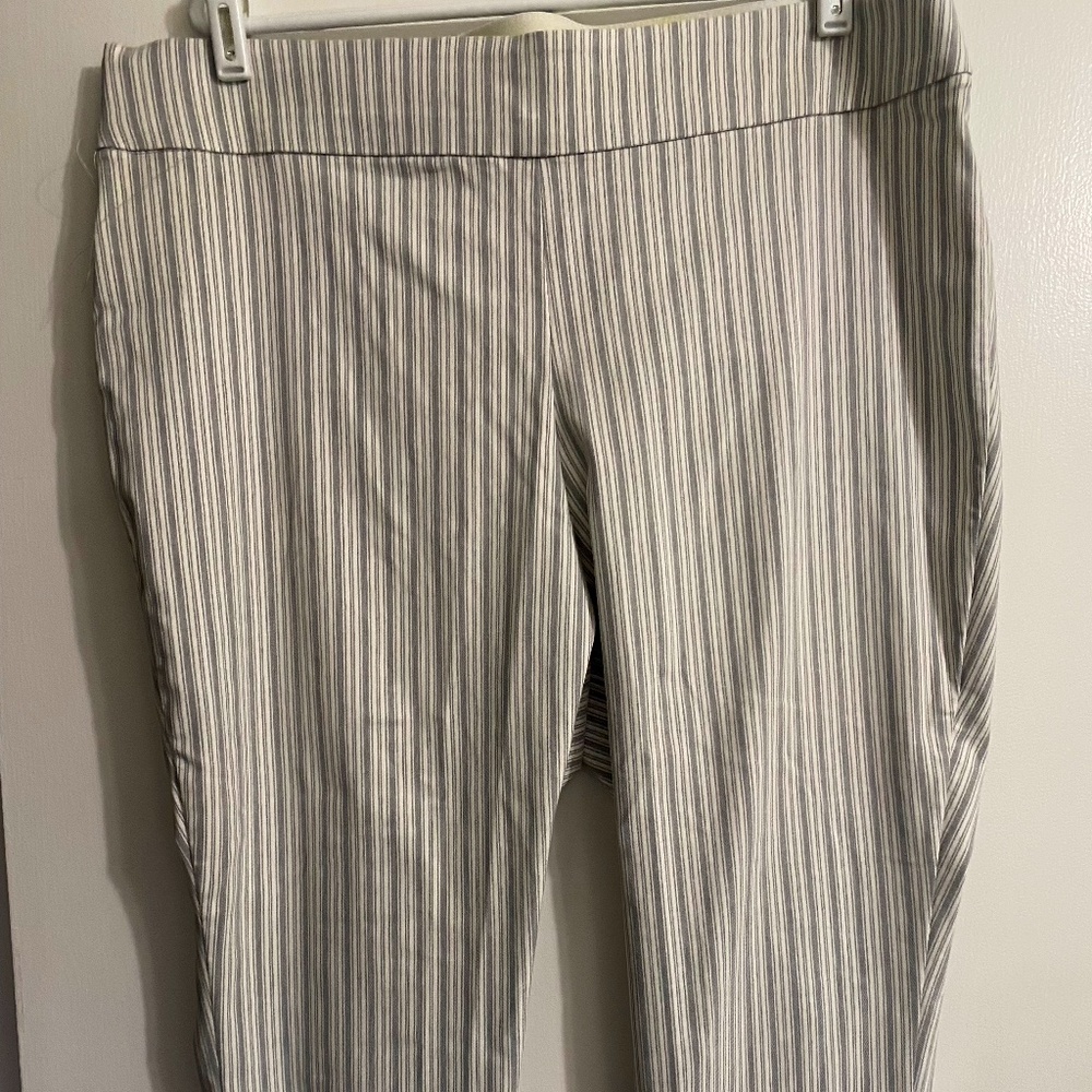 Plus Size stretchy denim-like cotton pants NEW but no tags 2X